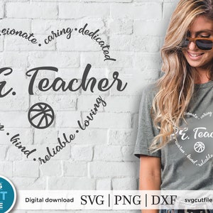 Download PE Teacher svg phys ed svg physical education svg teacher ...
