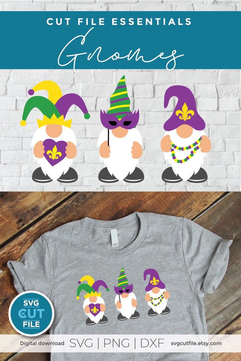 Download Mardi gras gnome svg Mardi Gras gnomes svg three gnomes ...