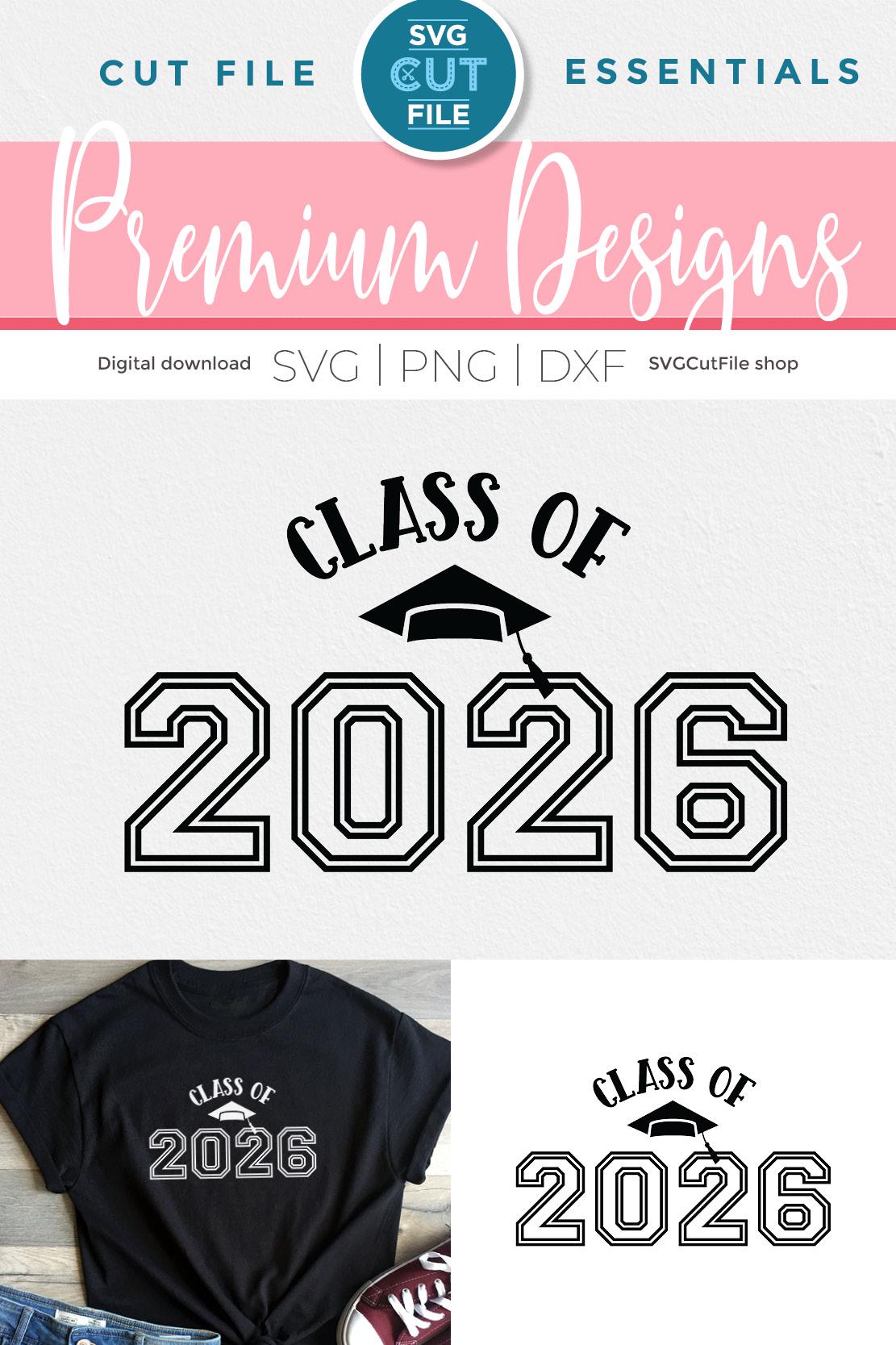 Class of 2026 Svg, Cute 2026 Grad Svg, 2026 Graduation Svg, 2026 Senior ...