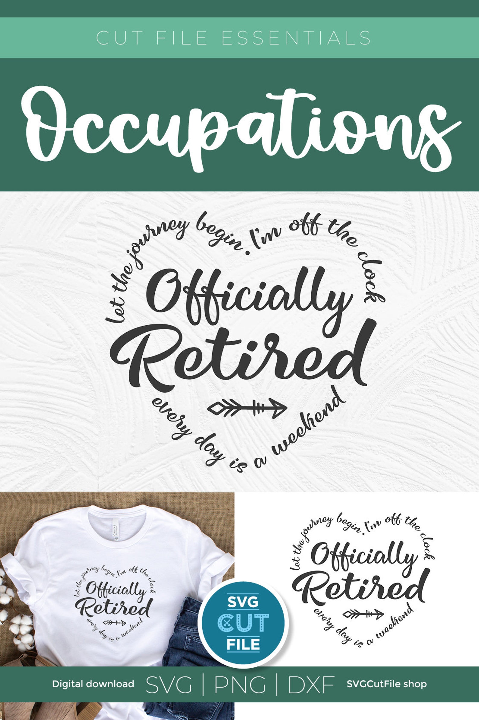 Retired Svg, Officially Retired Svg, Retiring Svg, Great for a Nurse or ...
