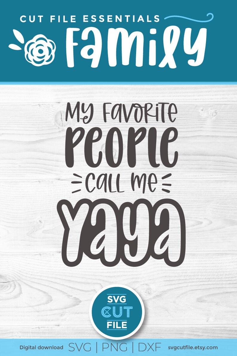 Yaya Svg My Favorite People Call Me Yaya Grandma Yaya Cute Etsy