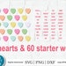 Conversation Hearts Svg, Candy Heart Valentine, Build Your Own, Diy ...