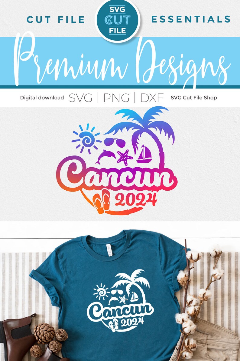 Buy Cancun SVG Cancun Vacation 2024 Svg Cancun Mexico PNG Png Online in