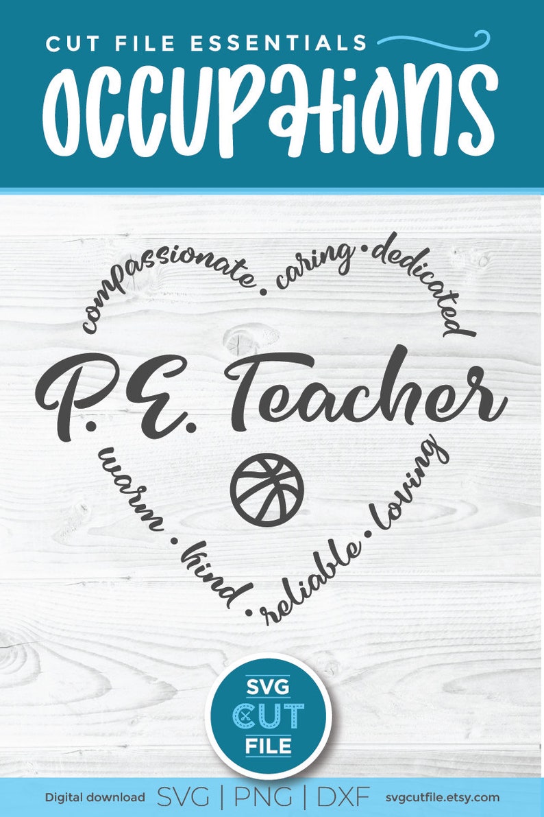 Download PE Teacher svg phys ed svg physical education svg teacher ...