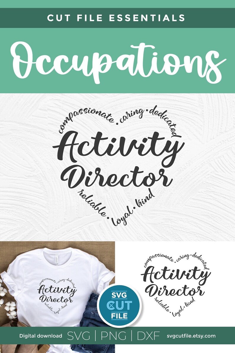 Activity Director Svg Director Svg Director Appreciation Etsy