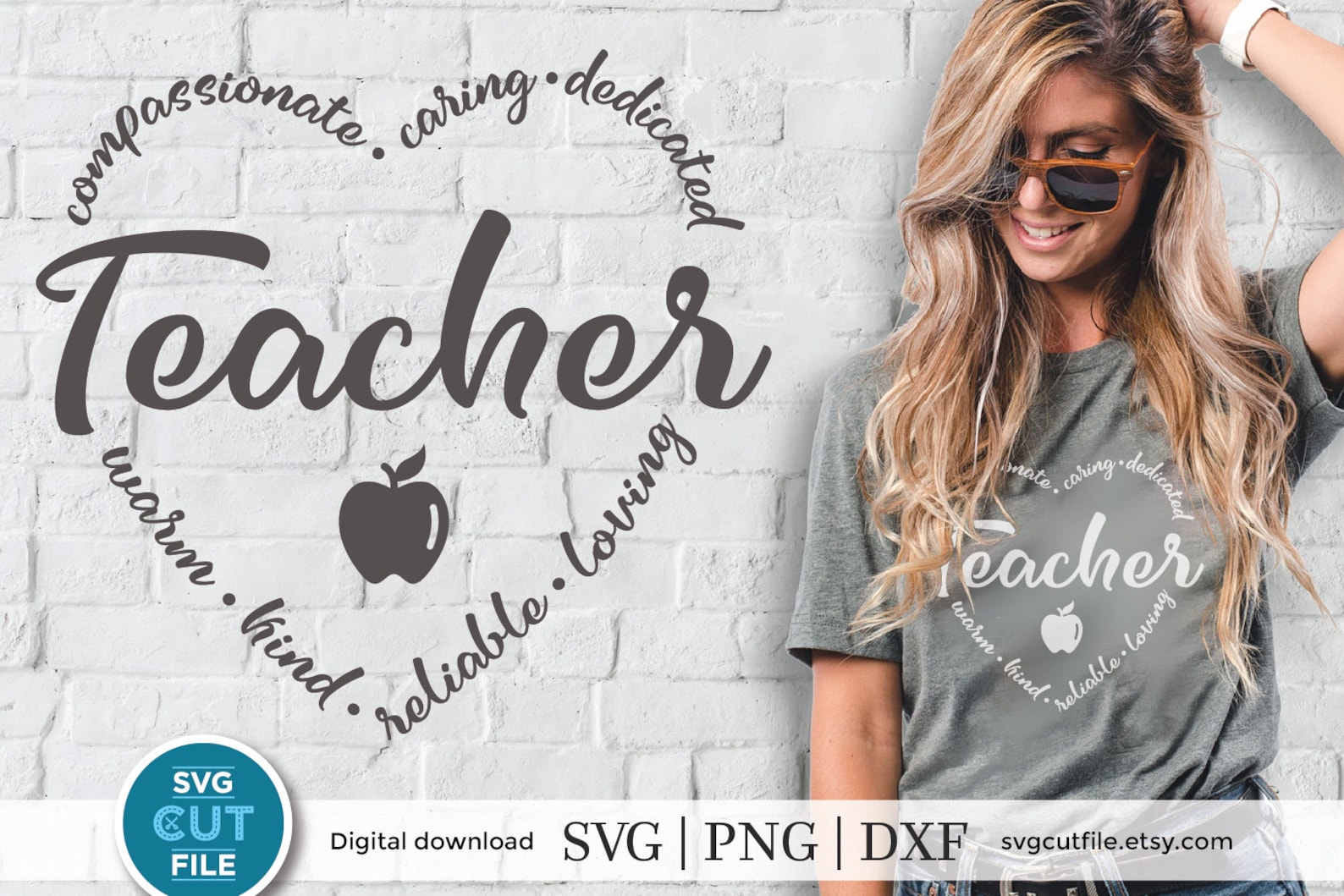 Teacher appreciation svg teacher word art school svg Etsy