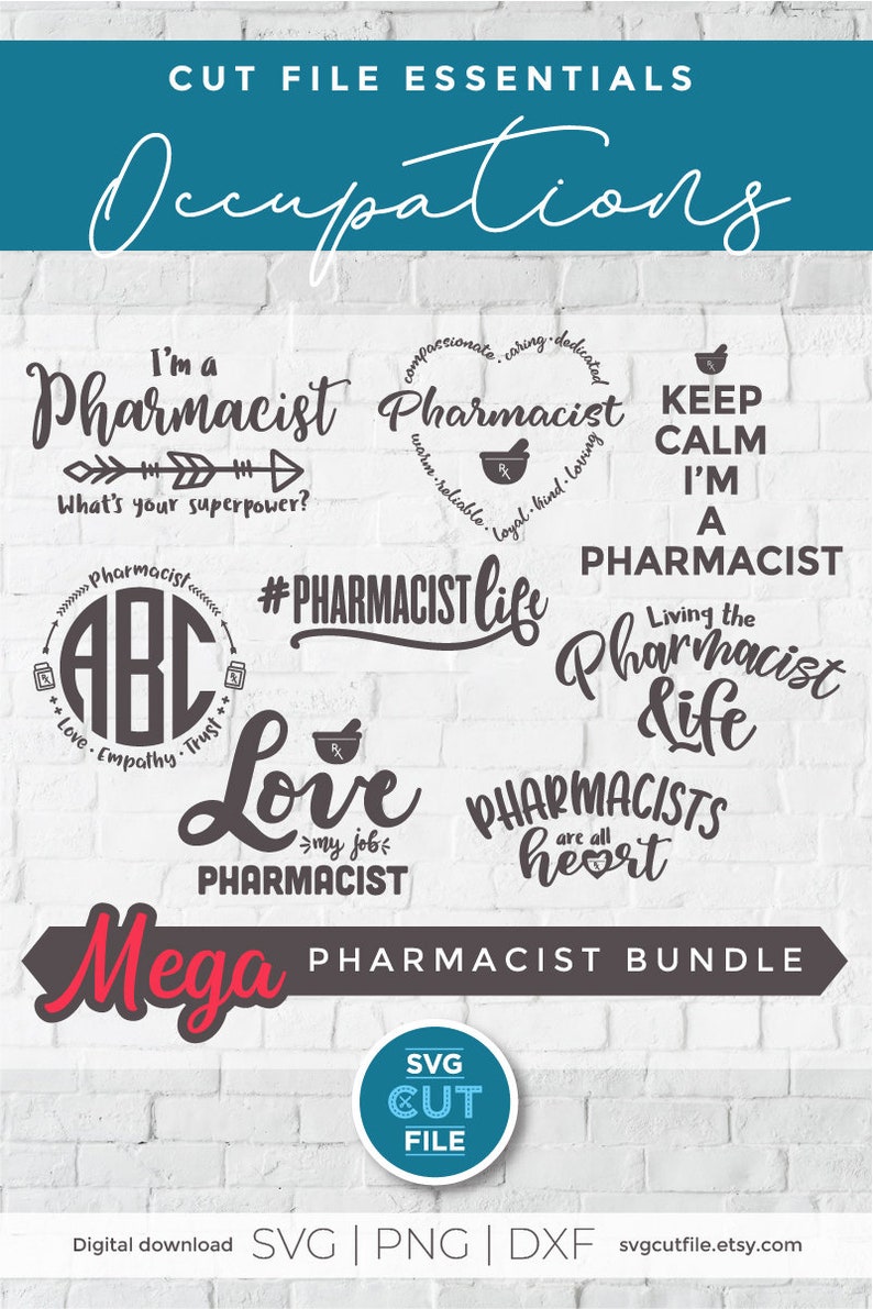 Download Pharmacist svg PT svg pharmacist bundle svg pharmacy | Etsy