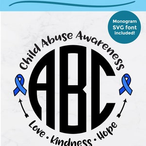 Child Abuse Svg, Child Abuse Awareness Svg, Child Abuse, I Wear Blue ...