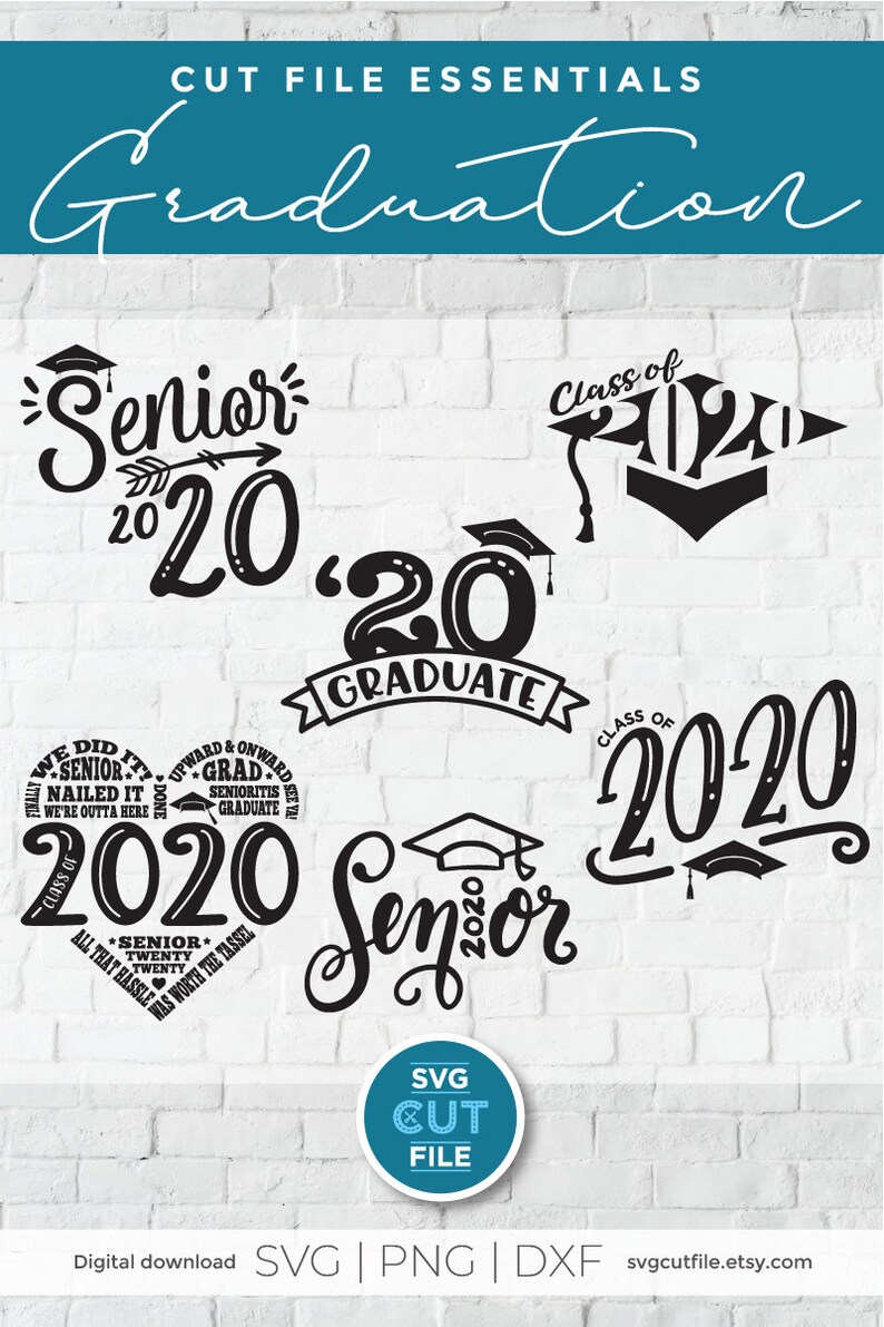 Download 2020 grad svg graduation cap senior bundle svg college ...