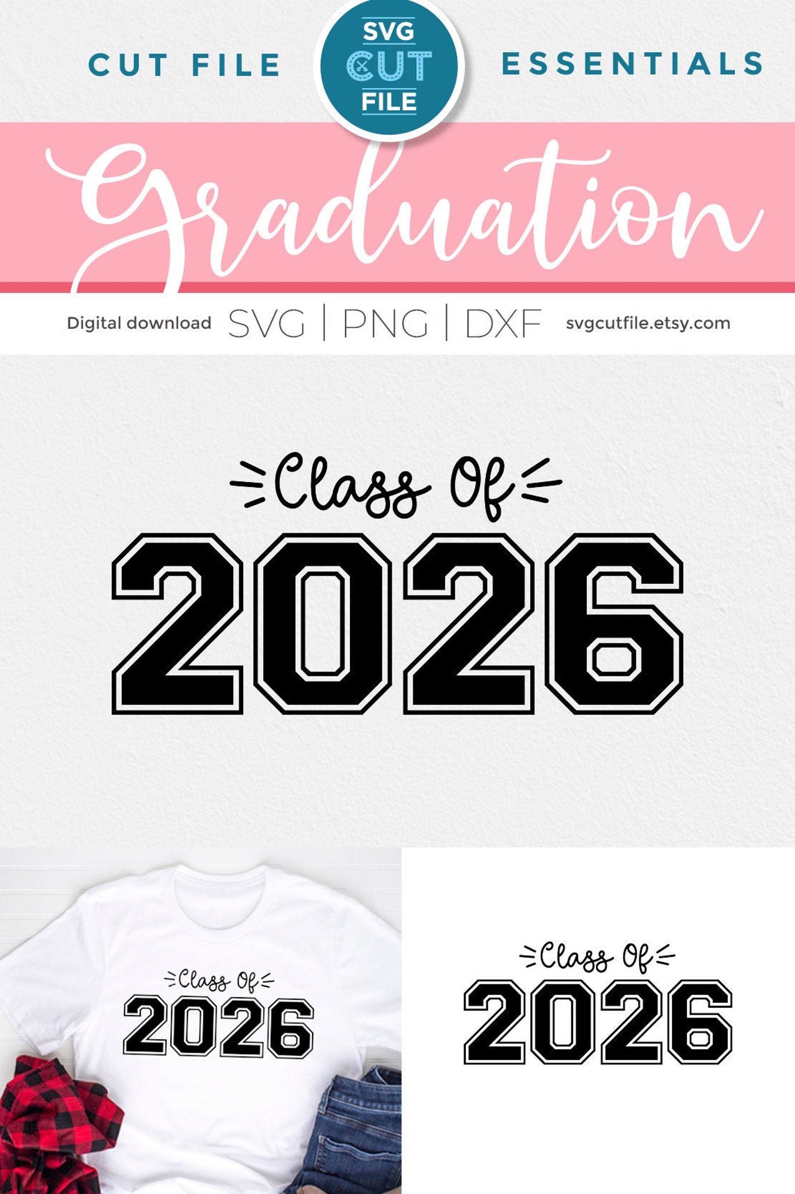 Class of 2026 Svg Cute 2026 Grad Svg 2026 Graduation Svg Etsy Australia
