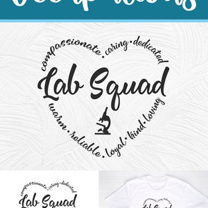 Lab Squad Svg Laboratory Tech Svg Lab Tech Svg Squad Team - Etsy