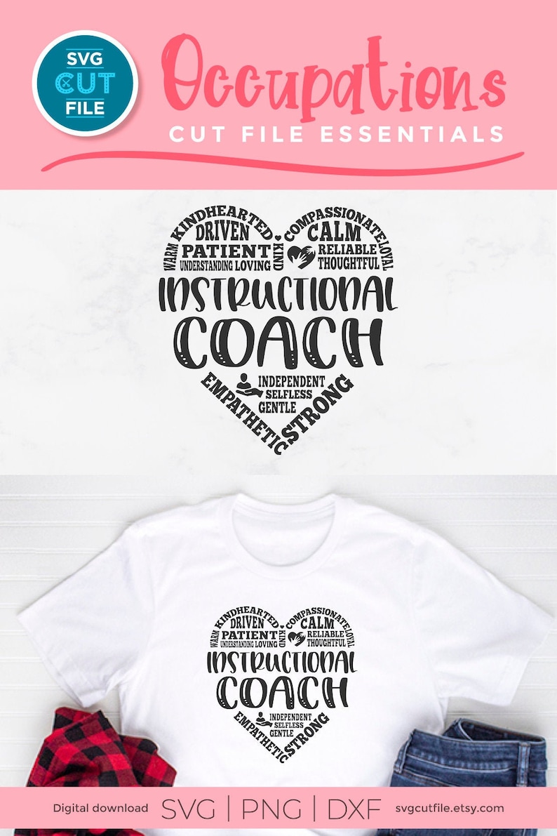 Instructional coach svg ic svg appreciation instructional Etsy