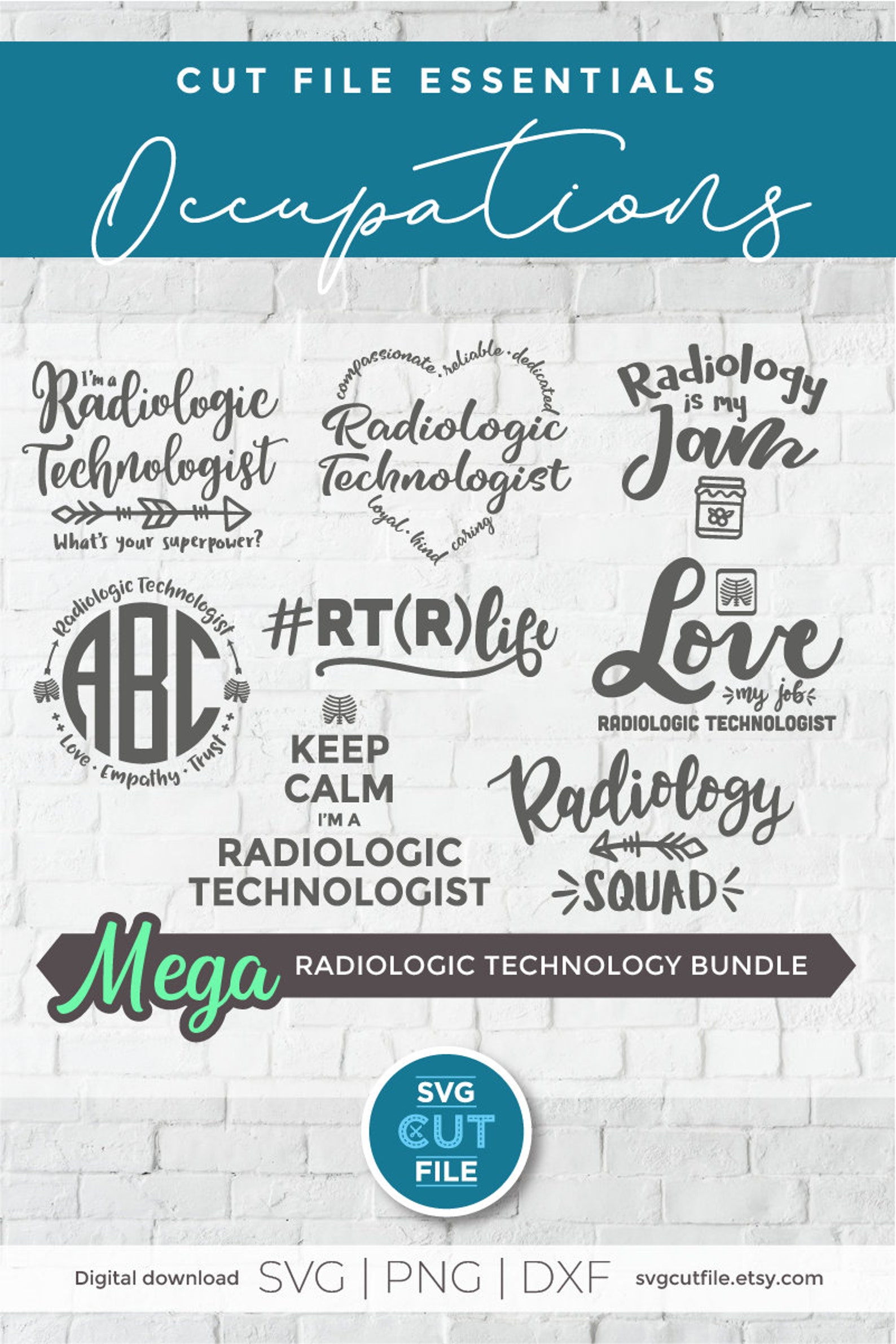 Radiologic Technologist Svg Bundle Radiologic Tech Svg Xray  Etsy