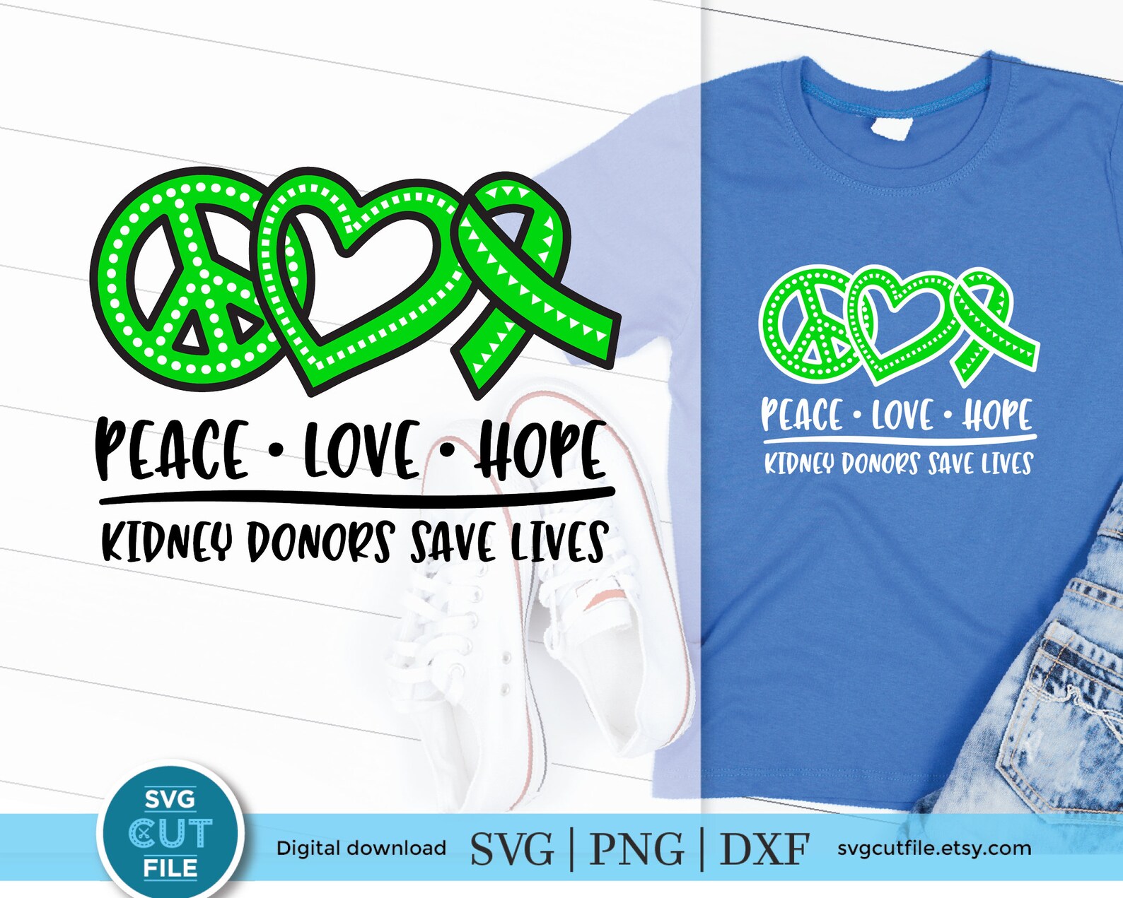 Kidney Donor Svg Kidney Donation Svg Transplant Svg Peace | Etsy