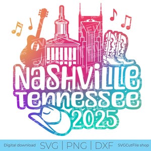 Nashville svg, Nashville Tennessee svg, familie-uitstapje SVG, 2025 meisjes vakantie, vrienden, TN crew svg, png voor sublimatie, ploeg, svg dxf