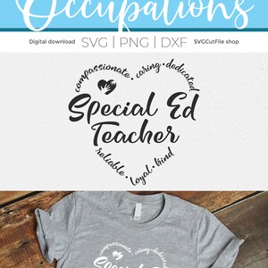 Special ed svg, teacher appreciation, special education svg, teacher svg, back to school, svg dxf png, sped teacher svg, sped svg, gift idea image 10