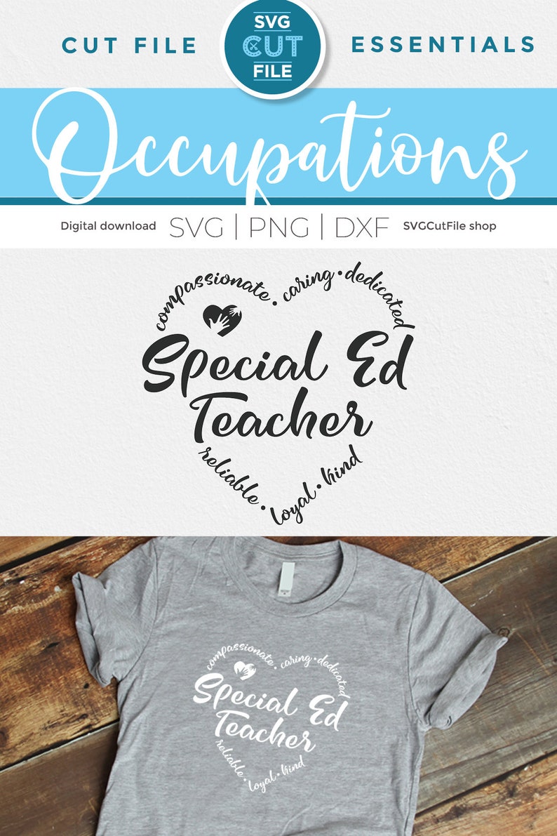 Special ed svg, teacher appreciation, special education svg, teacher svg, back to school, svg dxf png, sped teacher svg, sped svg, gift idea image 10