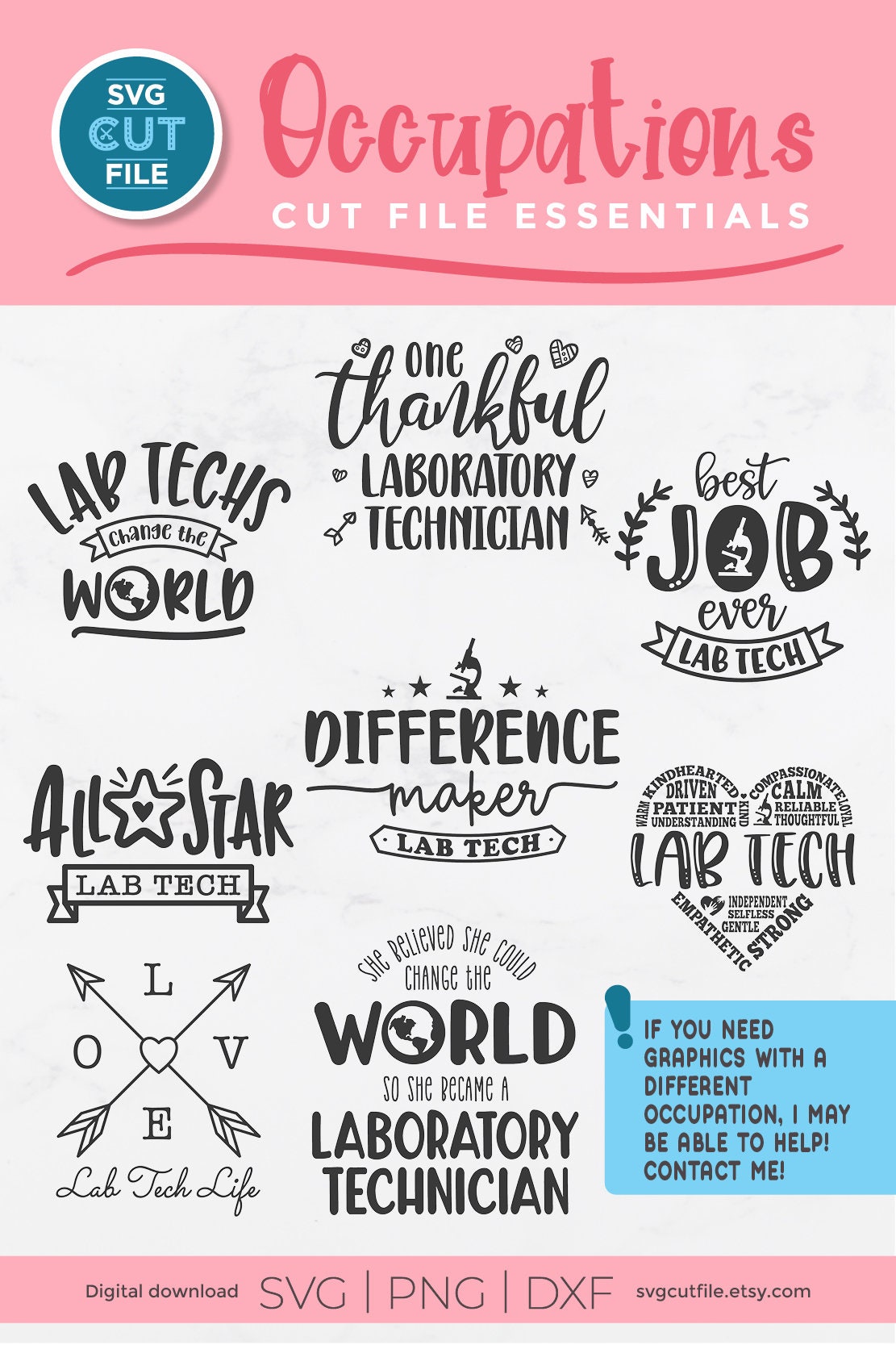 Lab Tech Svg, Laboratory Technician Svg, Bloodwork Svg, Blood Work Svg ...