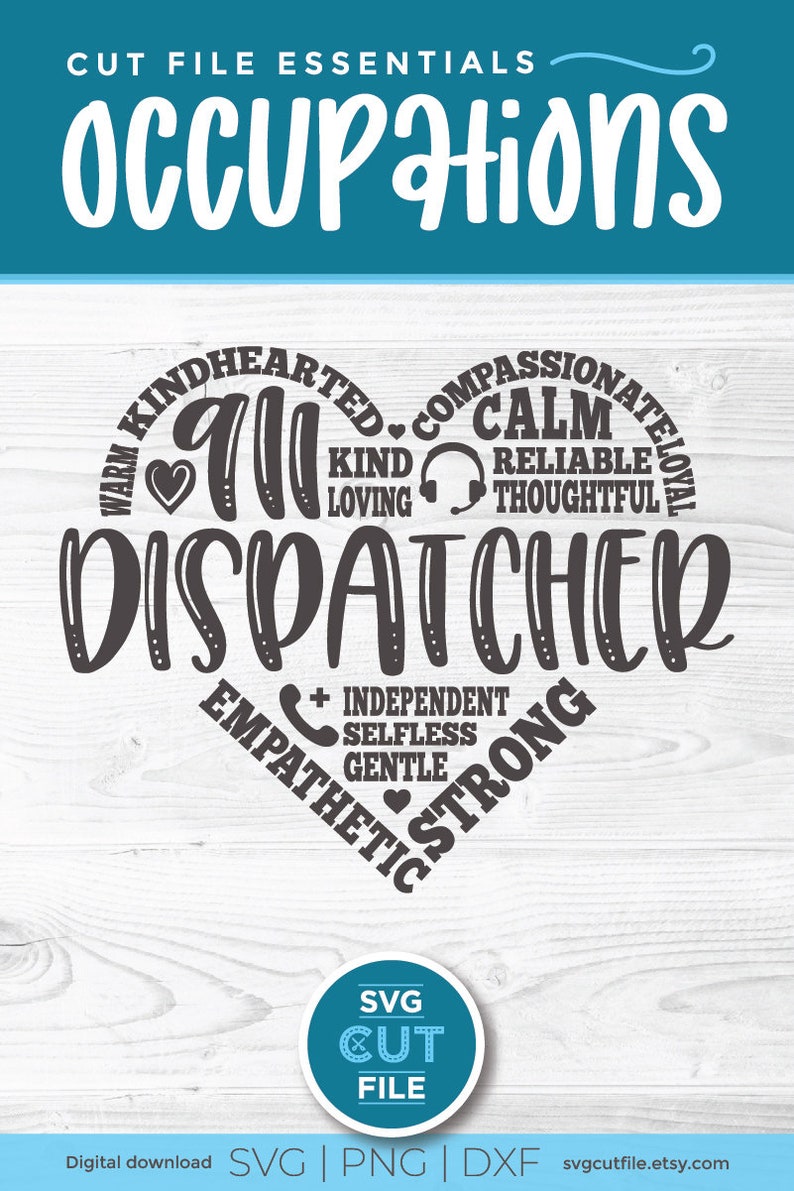 Download 911 dispatcher svg dispatcher svg dispatcher design | Etsy