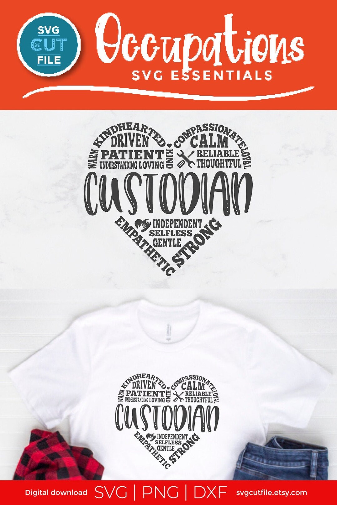 Custodian Svg, Janitor Svg, Janitorial Staff Svg, School Custodian