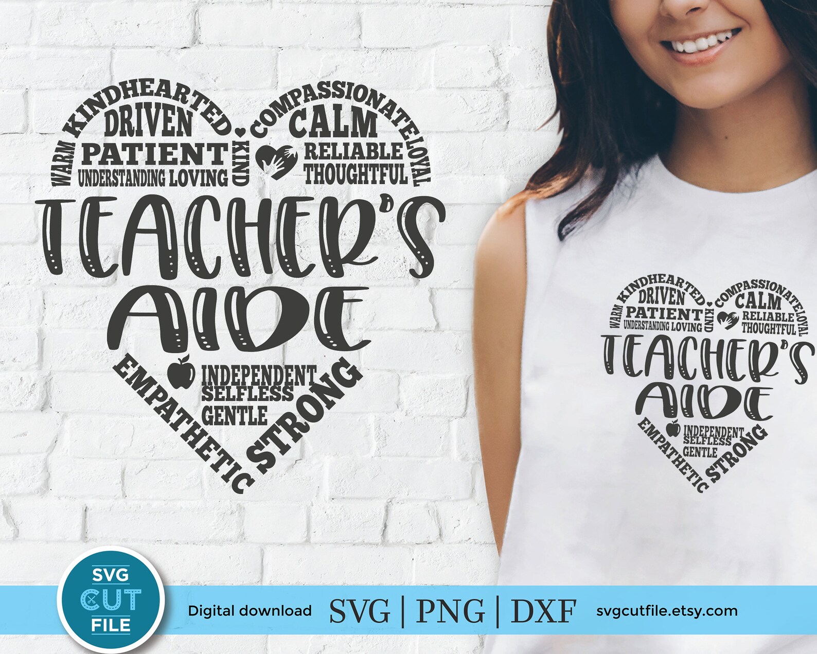 Teacher's Aide Svg Teacher Aid Svg Teacher's Aid Etsy