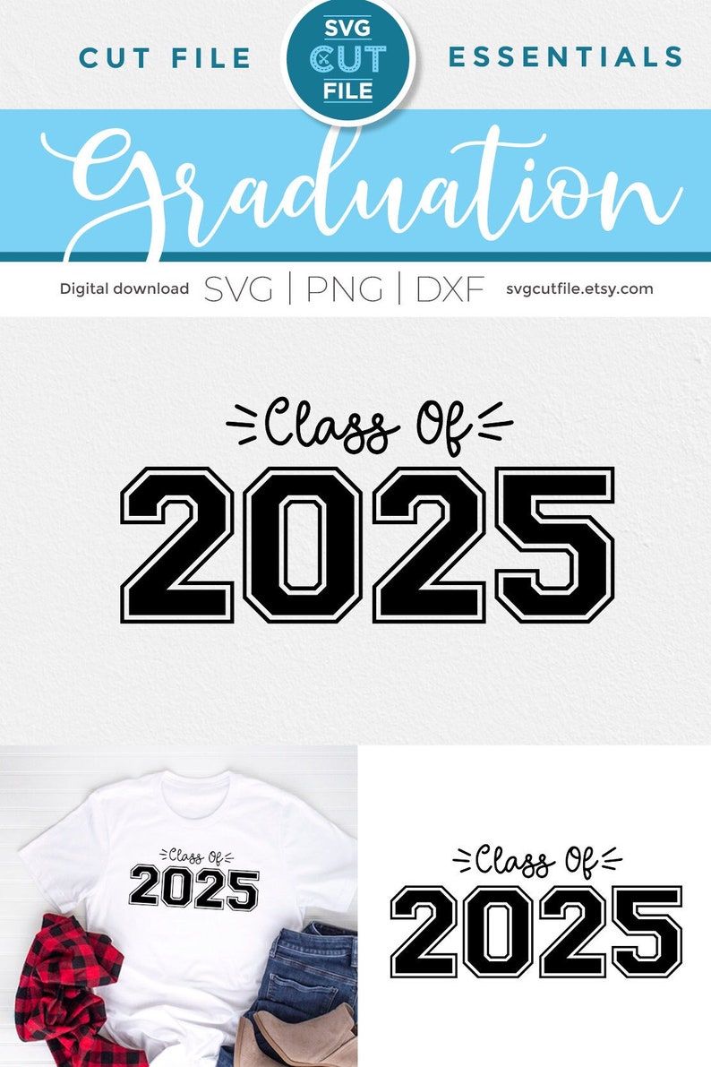 Class of 2025 Svg Cute 2025 Grad Svg 2025 Graduation Svg Etsy