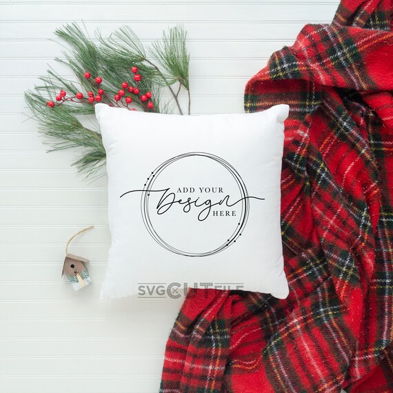 Download Christmas Pillow Mockup Pillow Mockup Jpg Farmhouse Mockup Etsy