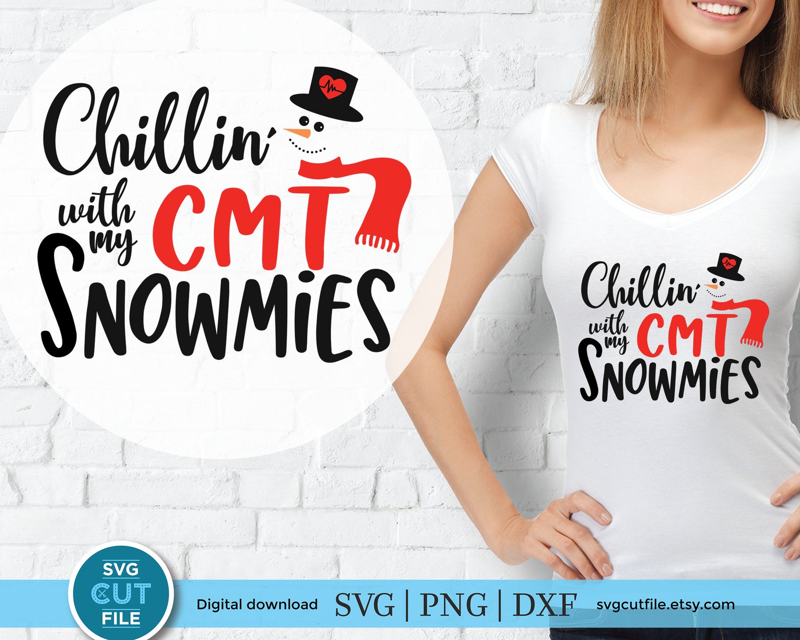 Christmas CMT Svg CMT Christmas Svg Certified Medical Etsy