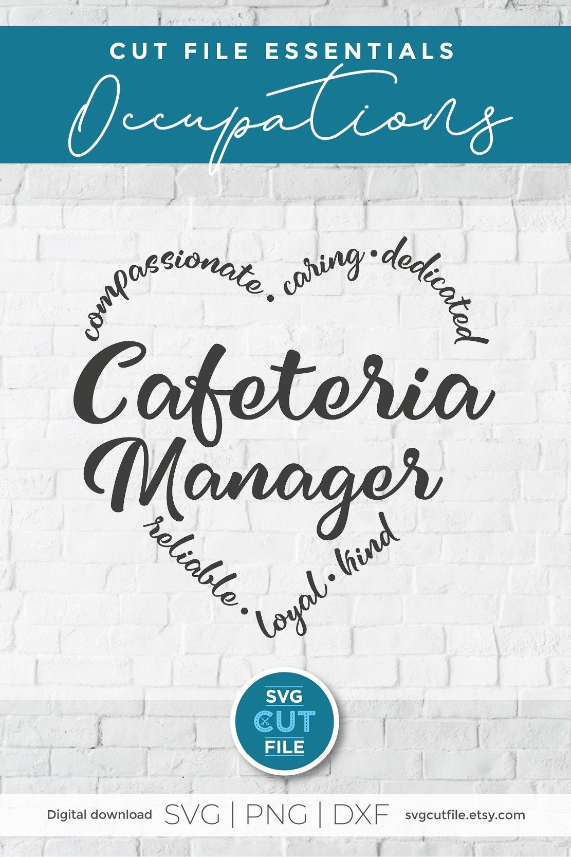 Cafeteria Manager Svg Lunch Lady Svg Cafeteria Worker - Etsy Sweden