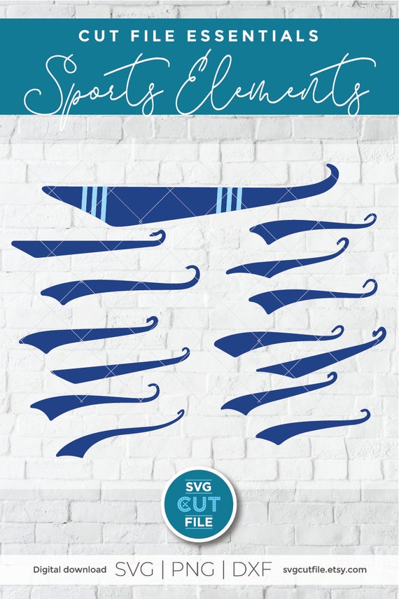 Underline Swishes tail. Swooshes set for Athletic Typography