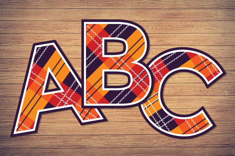 Download Halloween letters svg alphabet png autumn fall font dxf | Etsy