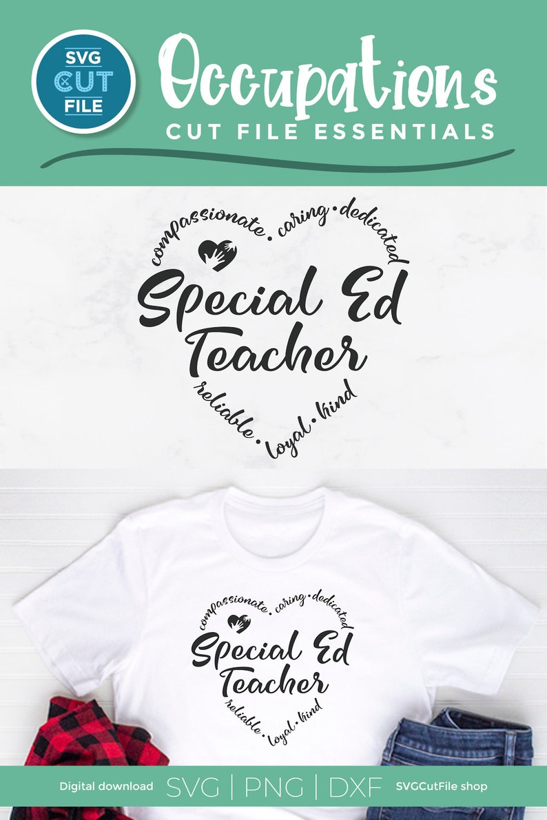 Special ed svg, teacher appreciation, special education svg, teacher svg, back to school, svg dxf png, sped teacher svg, sped svg, gift idea image 7