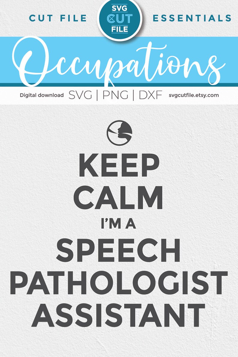 Speech Pathologist Assistant Svg Speech Language Pathologist | Etsy