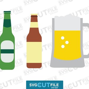 Beer bottle svg, beer svg, beer stein svg, beer mug svg, alcohol svg, svg dxf png, beer glass svg, beer svg bundle, beer clip art, drunk svg