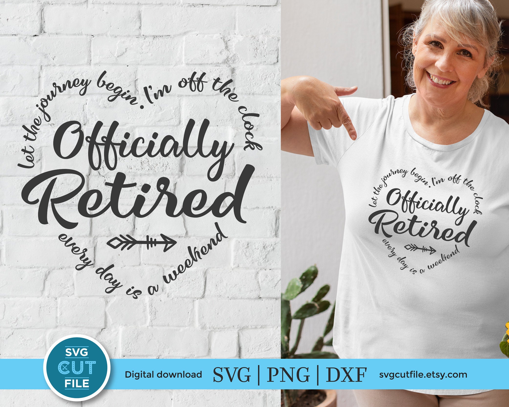 Retired Svg, Officially Retired Svg, Retiring Svg, Great for a Nurse or ...