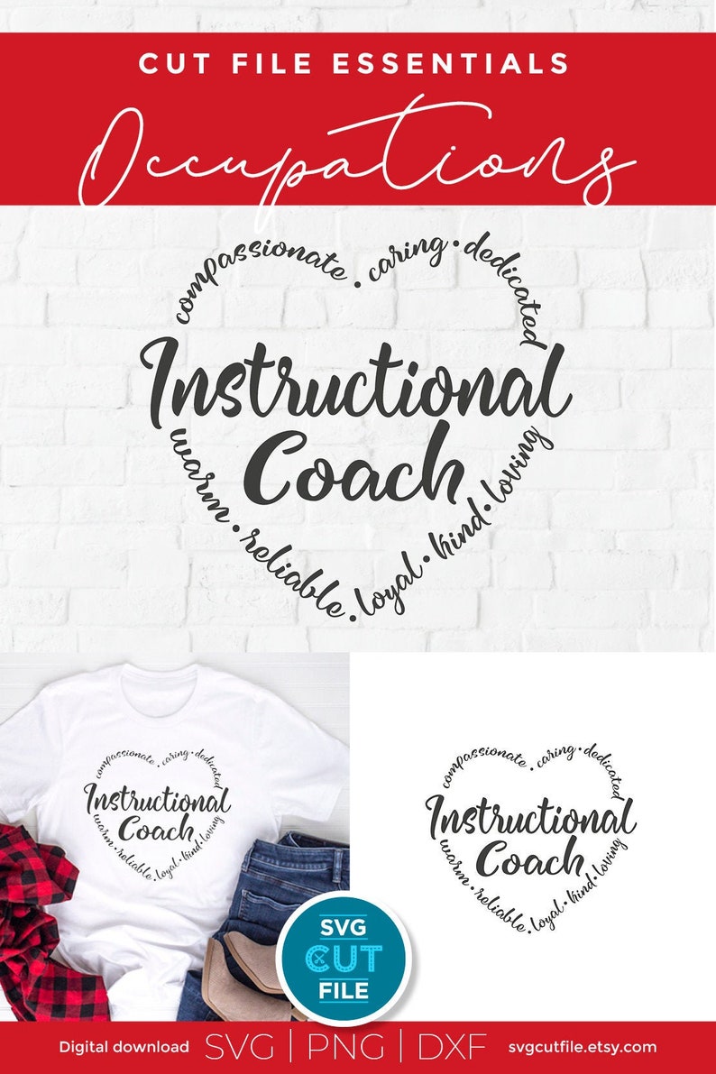 Instructional Coach Svg Ic Svg Appreciation Instructional Etsy