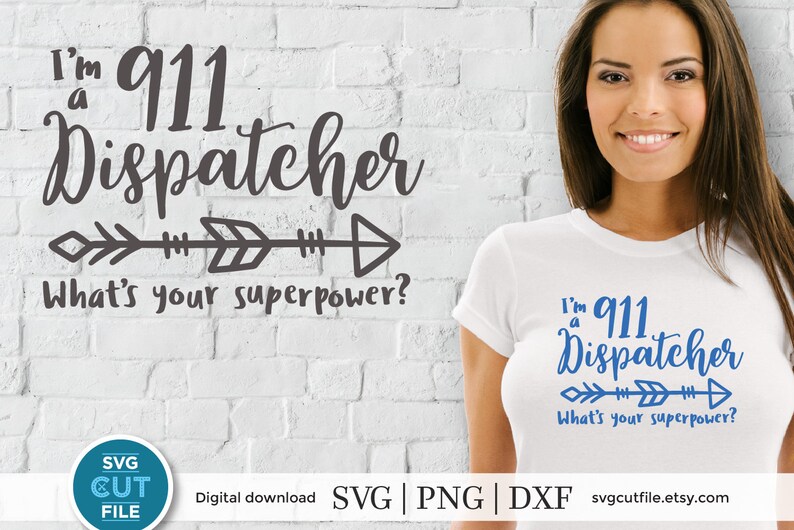Download 911 dispatcher svg dispatcher svg whats your superpower | Etsy