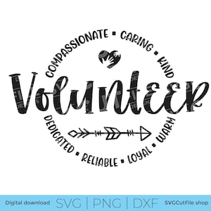 Volunteer svg, volunteer work svg, healthcare volunteer,  volunteer worker,  round circle, for men or women, charity svg, non profit, church