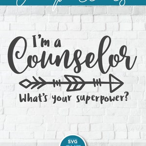 Conselheiro svg, conselheiro escolar svg, qual é o seu superpoder, qual é o seu superpoder, svg dxf png, psicólogo escolar, ideias para presentes para colegas de trabalho