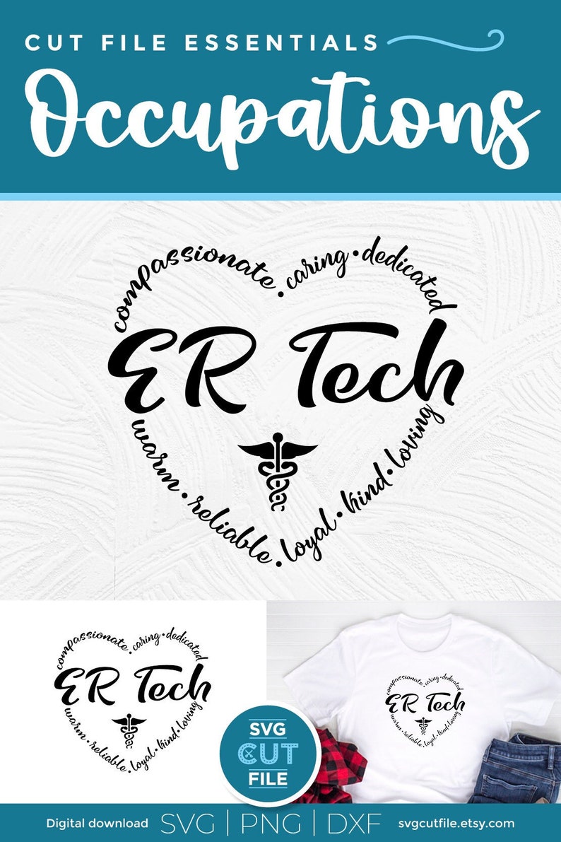 ER Tech Svg, Emergency Room Tech Svg, Emergency Department Tech, ER ...