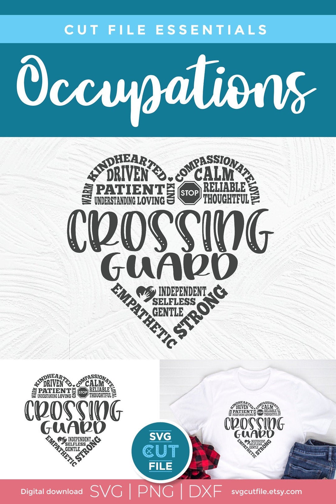 Crossing Guard Svg, School Crossing Guard Svg, Stop Sign Svg, Crosswalk