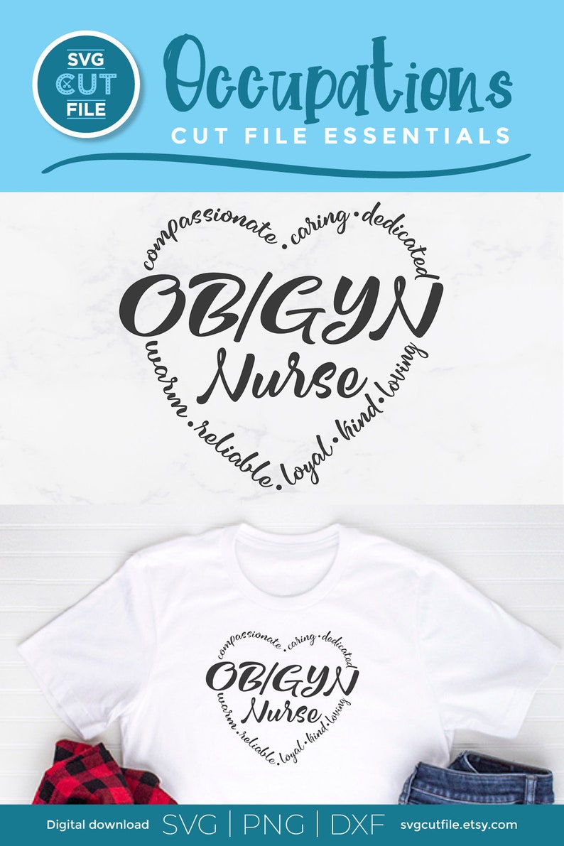 OBGYN Nurse Svg OB-GYN Svg Ob Gyn Nurse Svg Obstetrician | Etsy