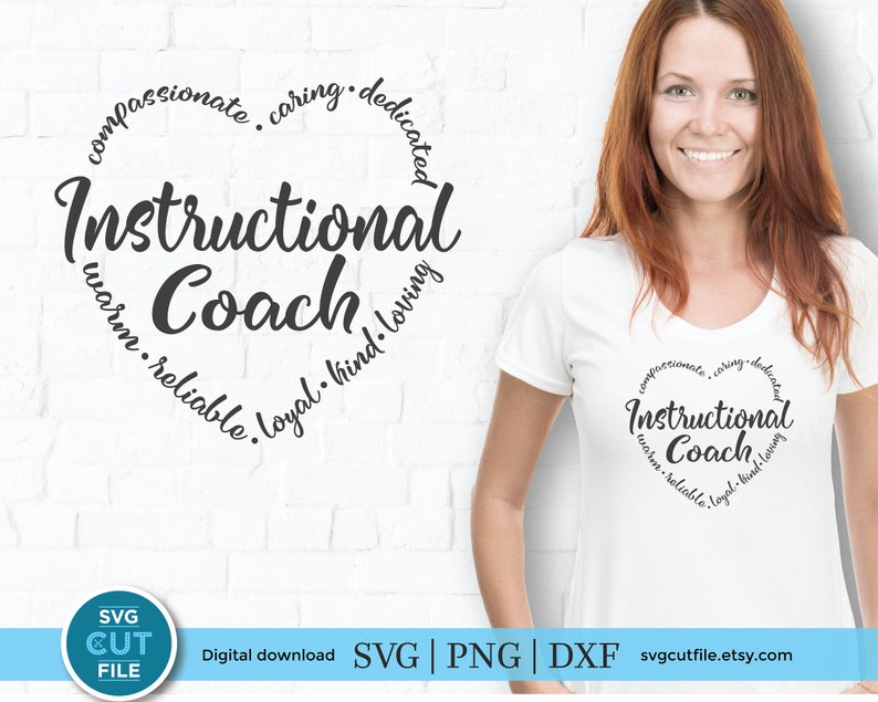 Instructional Coach Svg Ic Svg Appreciation Instructional Etsy