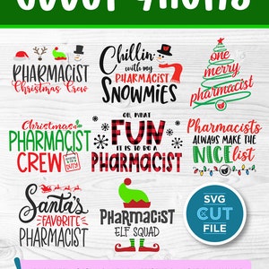 Christmas Pharmacist Svg Bundle Pharmacist SVG Pharmacist - Etsy