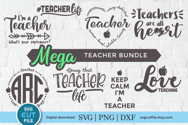 Download Teacher appreciation svg teacher bundle svg teacher quotes ...