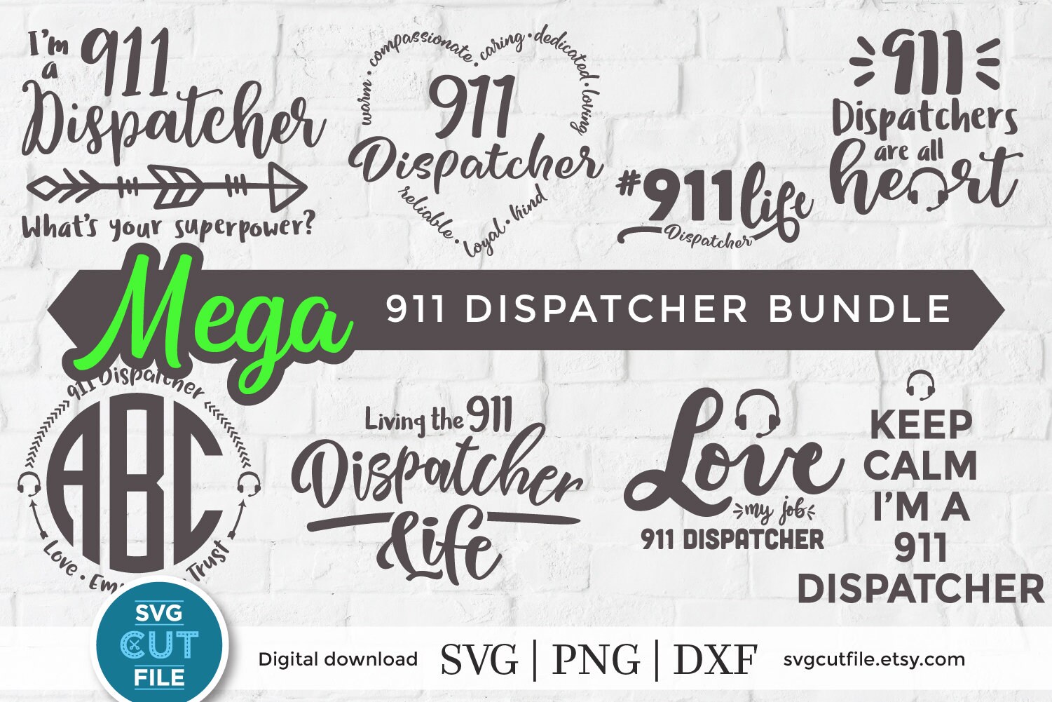 911 Dispatcher Svg, Dispatcher Svg, Dispatcher Design, Dispatcher Cut ...