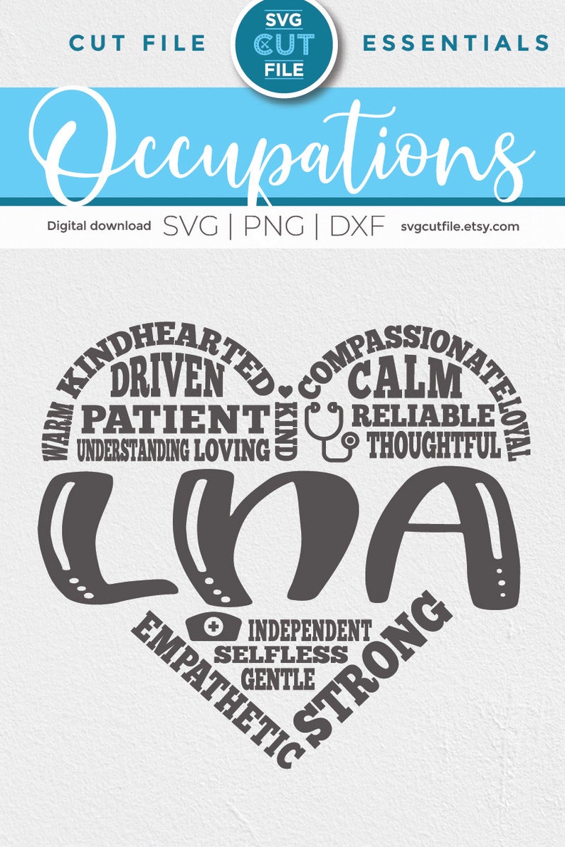 Download Licensed Nursing Assistant svg nurse appreciation svg LNA ...