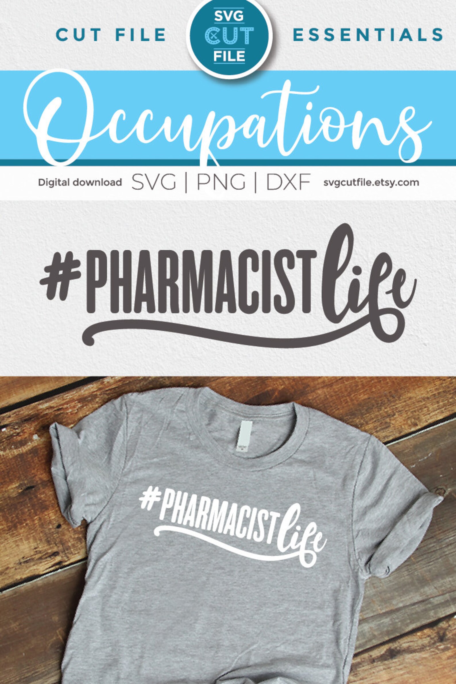 Pharmacist Svg Pharmacy Svg Living That Pharmacist Life Rx | Etsy