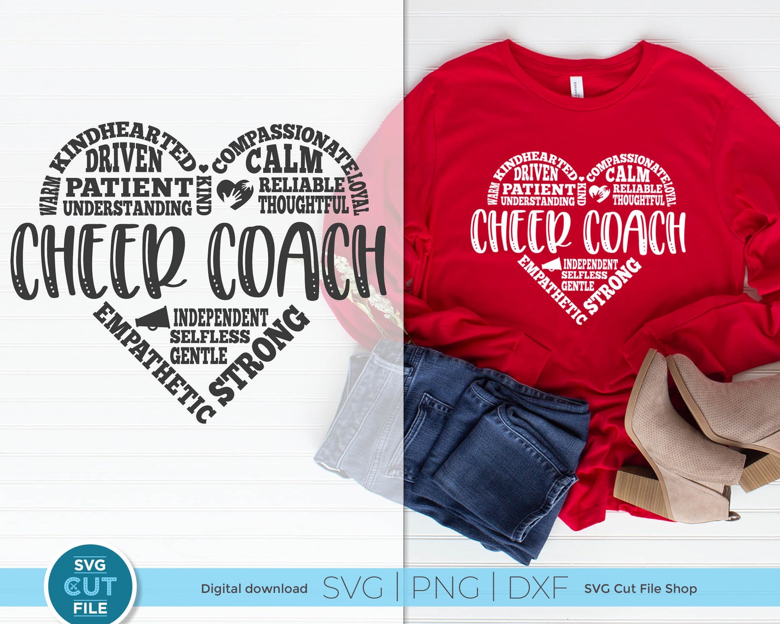 Cheer Coach Svg Coach Svg Coach Appreciation Bullhorn Svg Etsy