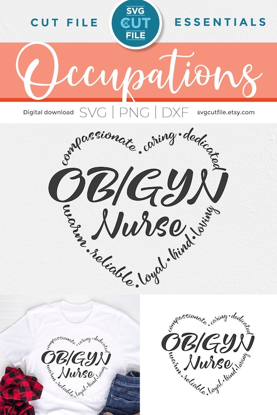 OBGYN Nurse Svg OB-GYN Svg Ob Gyn Nurse Svg Obstetrician | Etsy